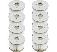 8 filtres de remplacement Whirlpool pour spas MSPA, cartouches de filtre pour eau, pour piscines gonflables, couleur blanche