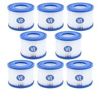 8 filtres de type VI pour filtre de piscine, compatibles avec Lay Z Spa Hawaii