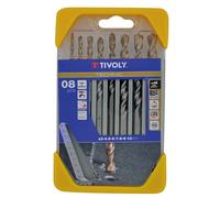 Tivoly - Coffret de forets béton Technic B44 10960570001, gradués gris, 8 pièces