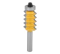 8 fraises à bois pour rail et montant, fraise à toupie multi-dents en carbure pour des coupes nettes sans copeaux, avec système anti-retour, adaptée aux portes et cadres (Couteau à mortaise et tenon