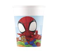 Procos Gobelets en carton Marvel Spidey 200 ml Lot de 8