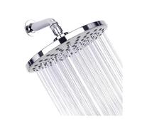 8 Inch High Pressure Rain Shower Head G1/2 Adjustable Round Bathroom Showerhead Polished Chrome Spray Bath Replacement