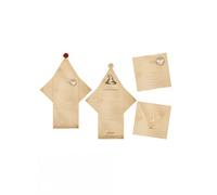8 Invitations Avec Enveloppes Apprenti Sorcier 29 X 20 Cm Blanc