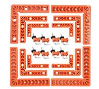 8 jeux de pinces à droits pour le travail du bois, carrés de positionnement à 90 degrés, outils pour cadres photo, armoires, boîtes, outils pour le travail du bois