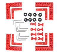 8 jeux de pinces à droits pour le travail du bois, carrés de positionnement à 90 degrés, outils pour cadres photo, armoires, boîtes, outils pour le travail du bois