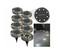 : 8 lampes de sol solaires à LED