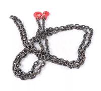 8 mm 2 T Schlinge de levage Chaîne forestière Chaîne de remorquage Crochet de tête de fourche pour machines minières Ports Bâtiments Utilisation Charge utile 2 T 1 brin Acier allié 20Mn2 (3M)