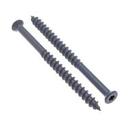 8 mm x 130 mm Béton léger Visser avec Tête Fraisée Torx TX30, Vis de Fixation Directe à Pointe Pointue à Gros Filetage, Ancrage Résistant à la Corrosion C4 pour une Utilisation en Extérieur (10 pcs)