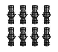 8 PCS Raccord Tuyau d'Arrosage Double Fiche 1/2 Pouce, Double Connecteur Rapide Mâle Mâle pour Prolongation de Tuyaux, Embout Mâle Mâle Tuyau Arrosage, Jonction Tuyau Arrosage Jardin