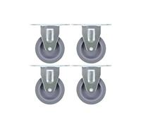8 pcs Roulettes fixes 75 mm