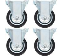 8 pcs. roulettes fixes 75 mm, roulettes de transport 2024 Furniture