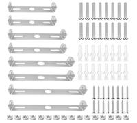 8 PcsSupport de Fixation Plafonnier, Support de Montage pour Luminaires, 90100110120 mm Support de Plaque de Plafond Plaques de
