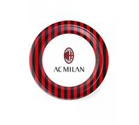 8 Petites Assiettes En Carton Ac Milan 18 Cm Rouge