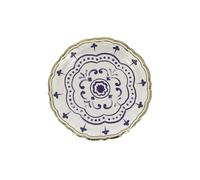 8 Petites assiettes en carton bleu roi Dolce Vita 18cm - Autres