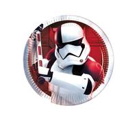 8 Petites Assiettes Star Wars 8 The Last Jedi 20 Cm Taille Unique Multicolore