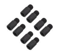8 Pièces Adaptateur de Filetage vers 5/8-11 14 MM pour Meuleuse D'angle | Acier au Carbone Noir, Changements D’accessoires Rapides, pour Mandrin de Perceuse, Polisseuse, Travail du Métal et Ponçage
