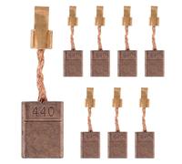 8 Pièces Balais de Charbon Compatible Makita DHP456 DDF456 DTD146 BDF452, Remplacement CB440 CB436 CB448, Charbon Moteur Haute Durabilité pour Perceuse, Visseuse, Coupe-Bordures et Outillage DIY
