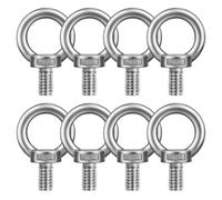 8 Pièces Boulon a Oeil M8, Vis à œIl en Acier Inoxydable, Anneau a Visser | Piton à Visser pour Dispositifs de Levage, Levage D'équipements et Fixation Par Suspension en Intérieur et Extérieur