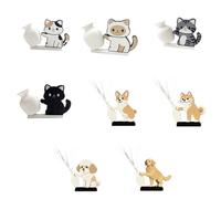 8 pièces Chats Vase aimants de réfrigérateur aimants de réfrigérateur pour casier Tableau Blanc Aimant décoratif Porte de Garage Aimant Autocollant Tableau Blanc décoratif