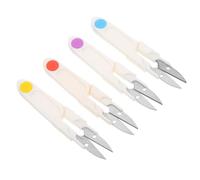 8 Pièces Ciseaux de Couture U en Acier Carbone, Coupe Fil | Mini Format, Prise en Main Facile, Rangement Simple, Usage Extérieur, Plastique et Acier Carbone