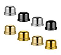 8 pièces Embout d'Abat-Jour en Métal, Bouton Décoratif pour Lampe | Pièces de Finition Modernes, Remplacement Facile, Installation Rapide, pour Appliques et Abat-Jours à Fixation Araignée