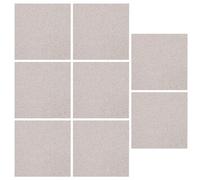 8 Pièces Feuille de Mica pour Micro-ondes 12x12cm, Argenté | Couvercle Guide D’ondes, Papier Mica et Résine Silicone, Protection Anti-éclaboussures, Isolation Thermique