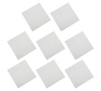 8 Pièces Feuille de Mica pour Micro-ondes Plaque Isolante Argenté | Pièce de Rechange pour Intérieur, Légère et Facile à Installer, Nettoyage Simple, Usage Bureau ou Maison