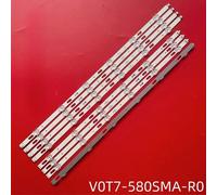 8 Pieces FOR 1TV Rétro-Éclairage LED Pour UN58TU7100G UN58TU7000 UE58TU7100 UE58TU7000 UN58TU7020 BN96-50458A BN96-50459A UN58TU6900 UN58TU8000F ""Nipseyteko