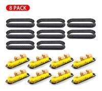 8 pièces forme ovale gâteau moule Mousse perforé Cutter décoration outil français Dessert bricolage anneau perforé antiadhésif