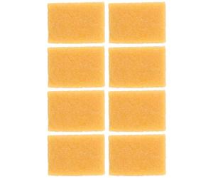 8 Pièces Gomme Ronde en Caoutchouc Jaune, Multi-usage pour Retirer | Outil Lisse sans Bords Rugueux, Format Compact, Adapté au Masquage Artistique Nettoyage de Colle
