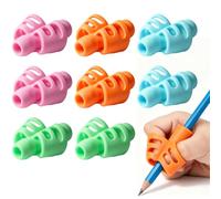 8 Pièces Guide Doigts Écriture Enfant, Guide Doigts ErgonomiqueGuide Doigts pour l'Écriture, pour Droitiers et Gauchers, Crayons et Stylos de 7,2 à 8,2 mm