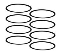 8 Pièces Joint de Remplacement en Silicone pour Bouteille | Étanchéité Souple, Ajustement Précis, Limite Fuites et Éclaboussures, pour Gobelet Inox Isolé, Noir