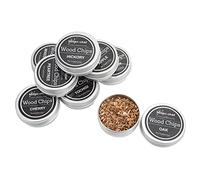 8 Pièces Kit De Fumeur De Whisky,Kit De Fumeur De Cocktail Torche, De Fumeur De Bois De Whisky, Kit De Fumeur De Cocktail, Chips De Fumeur pour Boissons Fumées, pour Vos Amis, Mari, Papa