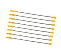 8 Pièces Lance de Pulvérisation Télescopique en Acier Inoxydable | Jardin et Usage Horticole, Pièce Réutilisable, Structure Pp, Finition Jaune, Format Allongé