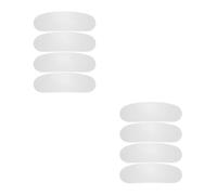 8 Pièces Lentille de Capot de Sablage Transparente PVC pour Casque, | Surface Dure Anti-rayures et Anti-buée, Profil Courbe Large, Remplacement Rapide pour Maintenance Industrielle