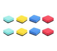 8 Pièces Mini Effaceur Magnétique à Sec EVA pour Tableau Blanc | Effacement sans Trace, Forte Adhérence, Usage Pratique, pour École et Bureau, Format Portable
