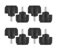 8 Pièces Pied de Balance Électronique 30kg, Caoutchouc et Fer | Noir, Installation Facile, Fiabilité Élevée, pour Balance à Plateforme et Balance Électronique