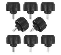 8 Pièces Pieds de Balance de Plate-forme 30kg en Caoutchouc et Fer | Pièces Universelles pour Balance Électronique, Design Amortisseur, Installation Simple, Noir, Usage sur Plateforme