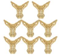 8 Pièces Pieds de Meubles Anciens, Style Vintage | Protection D’angle, Support Stable, pour Coffres de Rangement et Tables Basses, Restauration, Déco