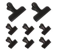 8 Pièces Pinces Métalliques Clips Fermeture Sac 78 mm Grandes Acier Inoxydable Pinces à Sachet Clips Métal Clip Café Clip Alimentaires Ressort Puissant Cuisine Bureau Maison
