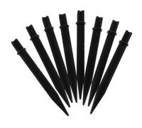 8 Pièces Piquets de Remplacement pour Lampes Solaires, ABS Noir | Installation Facile, Usage Polyvalent, Compatibilité Large, pour Éclairage de Chemin et Torches Solaires, Décorations Jardin