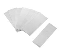 8 Pièces Plaque D’anode en Zinc Pur pour Électrolyse et Pile à | Usage en t Laboratoire, Surface Lisse, Argentée, Remplaçable, Découpable et Malléable