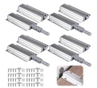 8 Pièces Push to Open Aimant Poussoir Porte Placard pour Porte de L'armoire | Push to Open Aimant Portes Placard Loquet Magnetique Avec Vis, Ouvre et Ferme avec Pression