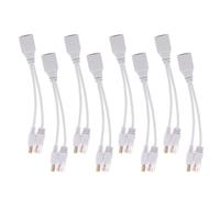 8 Pièces Séparateur Ligne Alimentation 12 V Pour Caméra Réseau