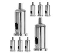8 Pièces Serrage-Câble pour Corde Métallique en Acier, à Suspendre | Format 3,5x1,6x1,3cm, Fixation Argentée Résistante à Corrosion, Limite le Glissement, Pose Rapide Dehors