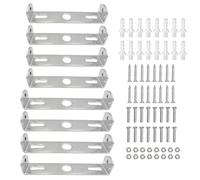 8 Pièces Support de Fixation Plafonnier 90mm/100mm,Support de Montage pour Luminaires, Supports Plaque de Plafond pour Plafonnier de Bureau Domicile,avec Vis,Écrou