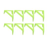 8 pièces supports de toile pour peintures coulées, mini rehausseurs de pieds en plastique en plastique fournitures de dessin supports de support de coulée de toile pour cours (Verte)
