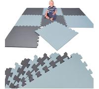 8 Pièces Tapis de Sol pour Enfants - 50x50 Dalles Mousse EVA - Surface de Jeu