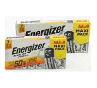 8x Energizer Pile Alcaline AA 1,5V LR6 MN1500