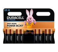 8 Piles Alcalines AA / LR6 Duracell Optimum